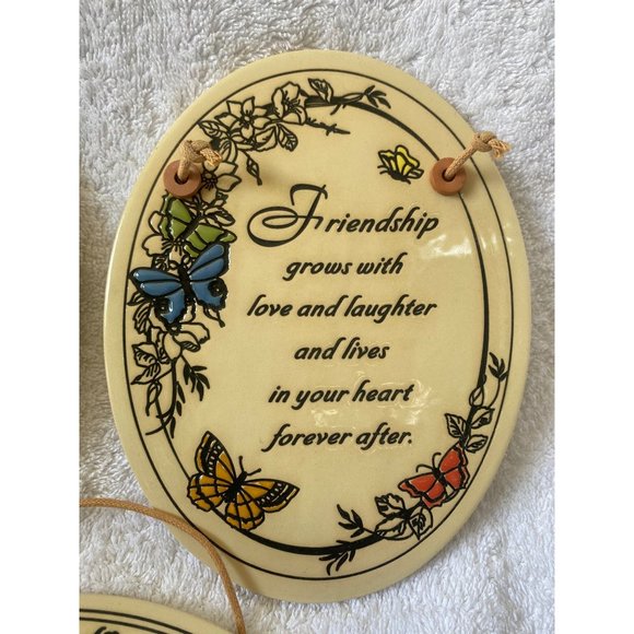Vintage Genuine Handcrafted Trinity Pottery Wall Display Plaques - Picture 5 of 8